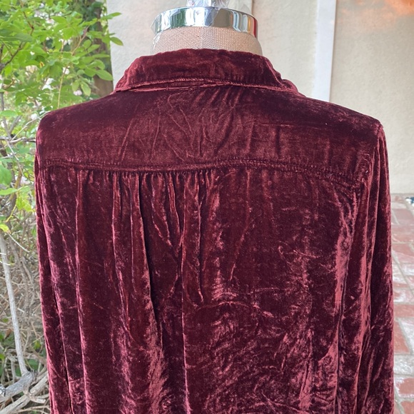 CP Shades silk blend velvety stunning tunic dress/blouse w/ great deep pockets - Picture 11 of 15